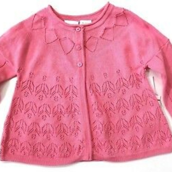 Koala Kids Pink Cardigan SZ 18 Months - Picture 1 of 10